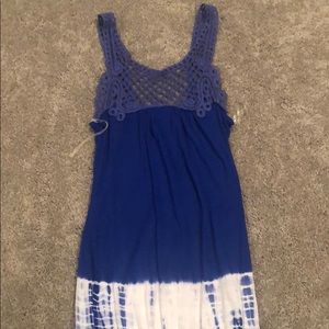 Tie dye / crochet top!